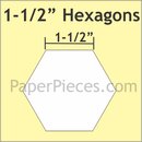 1-1/2 Hexagons Small Pack