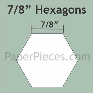 7/8 Hexagons Small Pack