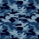 Camouflage blau