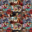 Madame Victorias Elegant Cats Vignettes
