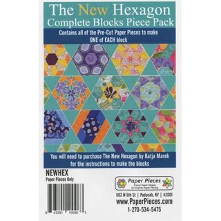 New Hexagon Paper Piece
