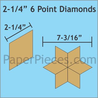 2-1/2 6-Point Diamond Small Pack