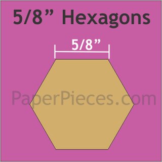 5/8 Hexagons Small Pack