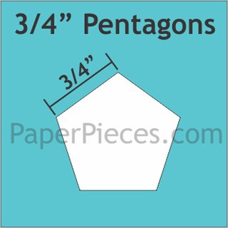 3/4 Pentagons Small Pack