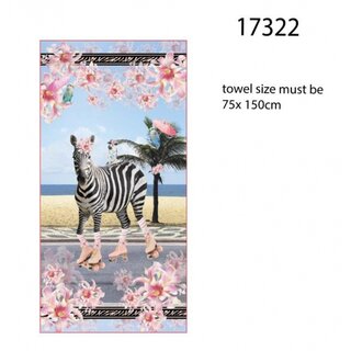 Handtuchpaneel Zebra