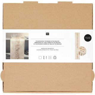 Stickpackung Tischband Blumen und Gr�ser
