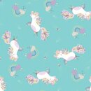 Einhorn, t�rkis