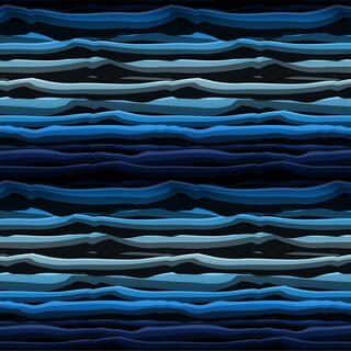 Wavy Stripes blau-dunkel